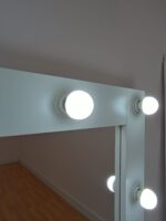 vanity table with mirror