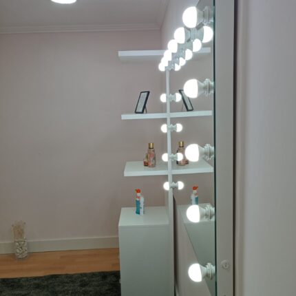 mirror with lights