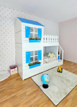 bunk bed with drawers