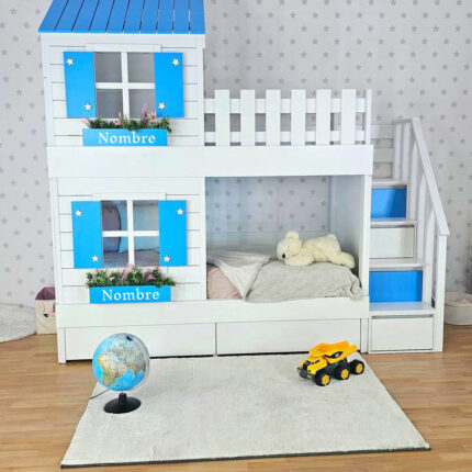 bunk bed with drawers