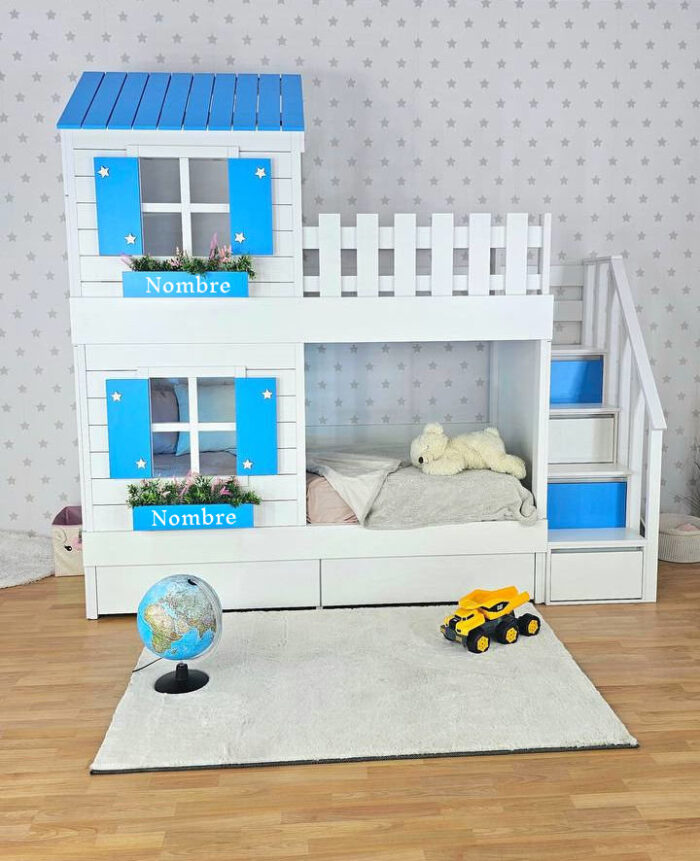 bunk bed with drawers