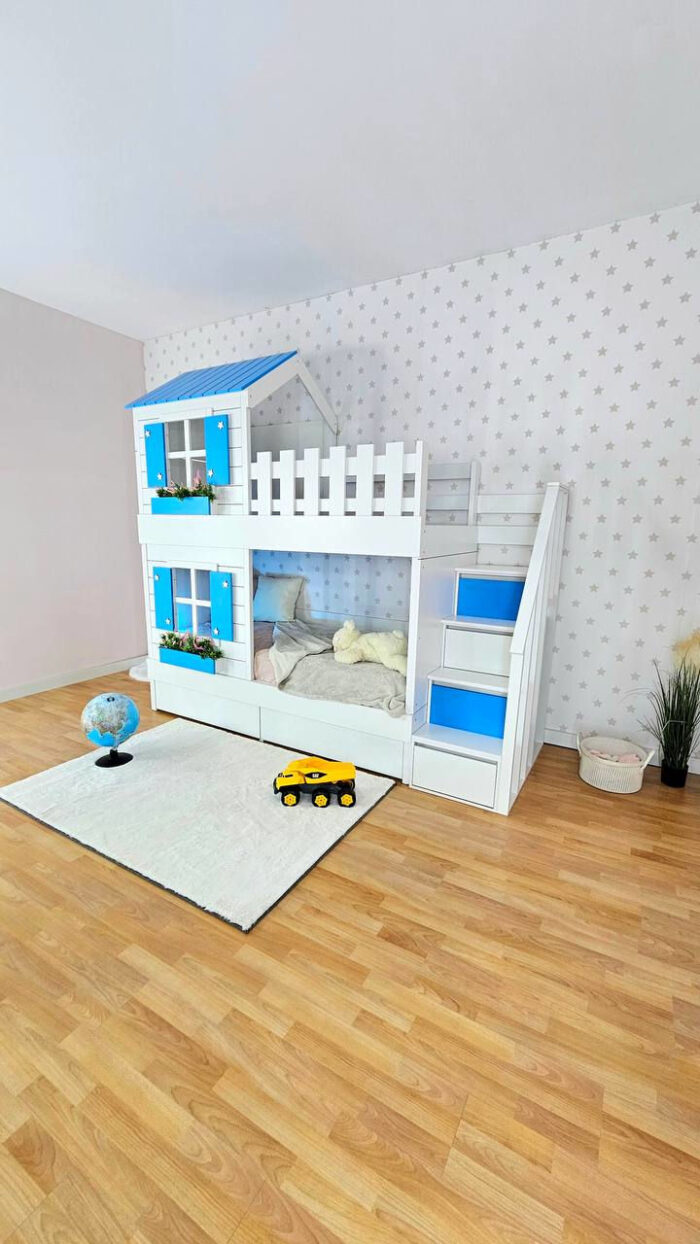 bunk bed with drawers