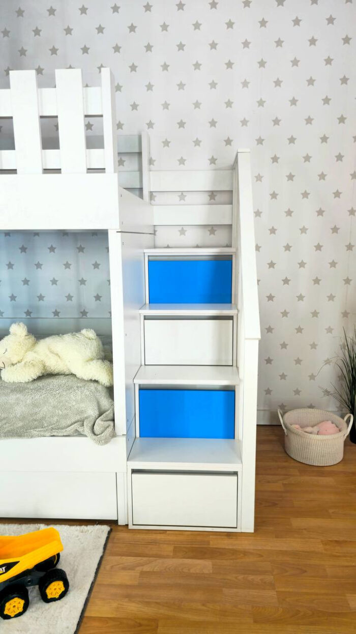 bunk bed with drawers