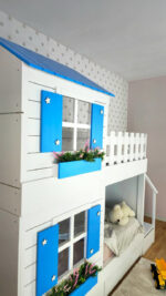 bunk bed with drawers