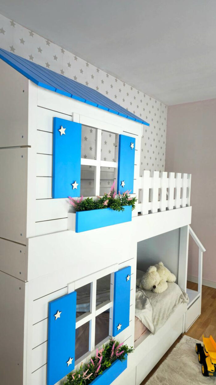 bunk bed with drawers