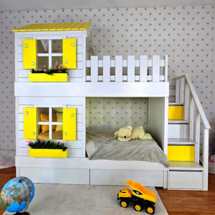 house bunk bed