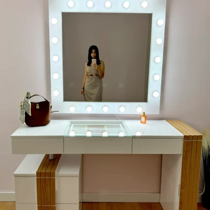 Vanity with Mirror and Lights