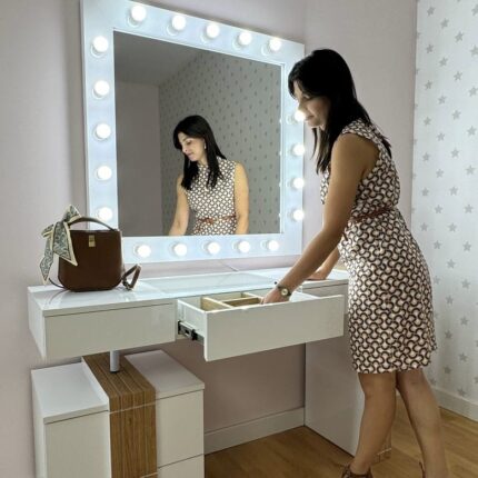 Vanity with Mirror and Lights